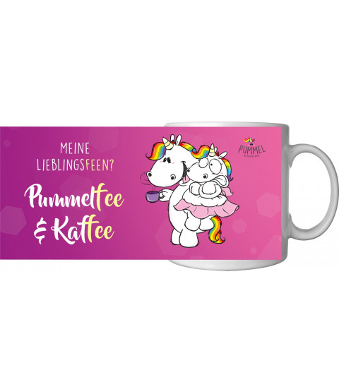 Pummeleinhorn Tasse, "Pummelfee & Kaffee", ca. 320ml