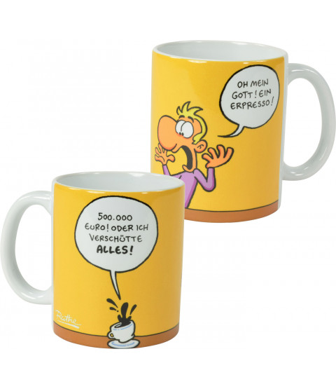 Ralph Ruthe - Tasse "Erpresso" 320ml, Keramik