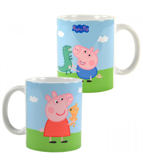 Peppa Pig Tasse "Two Pigs", ca. 320 ml, Keramik