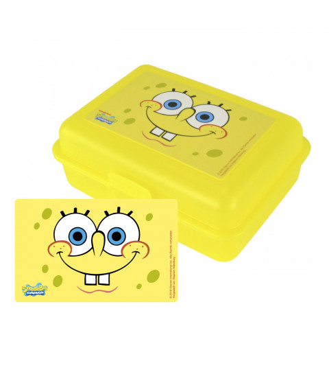SpongeBob Schwammkopf Lunchbox "Sponge Bob Face", Polypropylene