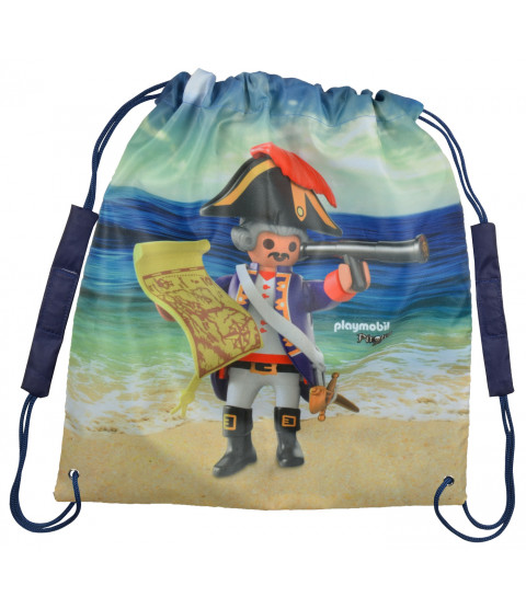 Playmobil - Turnbeutel "Pirates", 38 x 35 cm, Polyester