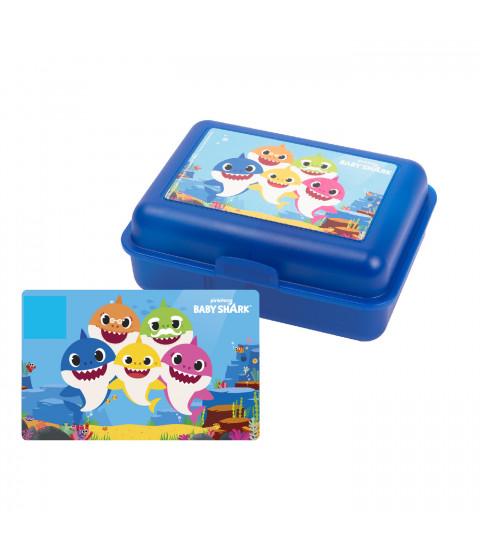 Baby Shark - Brotdose - Lunchbox  "All Stars", Polypropylene, 17,5x12,8x6,9cm