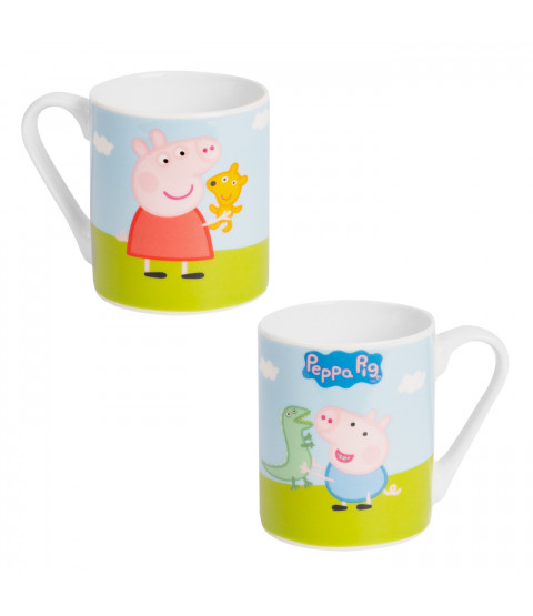 Peppa Pig - Tasse "Stofftiere", 230 ml, Porzellan