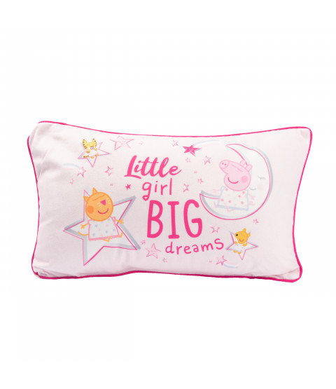 Peppa Pig - Kissen "Big Dreams" ca. 40 x 23 cm