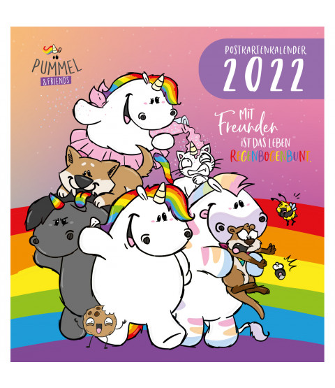 Pummel & Friends - Postkarten Kalender 2022