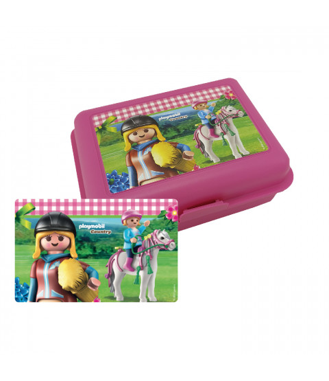 Playmobil - Brotdose - Lunchbox "Country", Polypropylene, 17,5x12,8x6,9cm