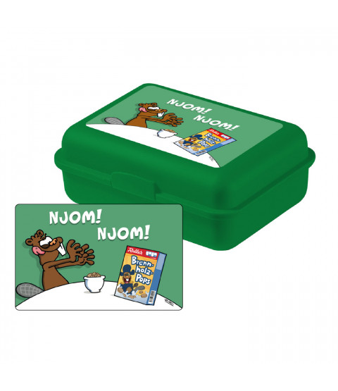 Ralph Ruthe - Brotdose - Lunchbox "Njom Njom", Polypropylene, 17,5x13,1x6,8cm