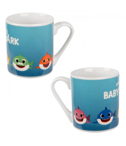 Baby Shark Tasse "5 Sharks", 230 ml, Porzellan