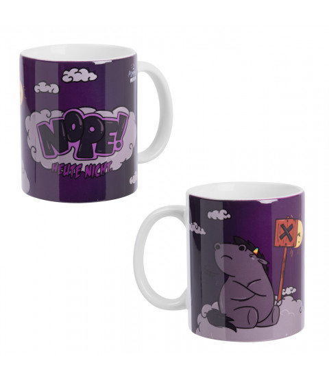 Pummel & Friends - Tasse Grummeleinhorn "Nope", 320 ml, Keramik