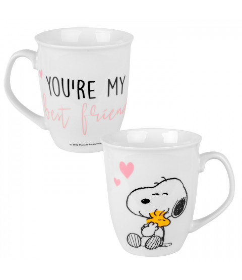 The Peanuts - Tasse Mug Conical "Snoopy & hearts", 280ml, Keramik