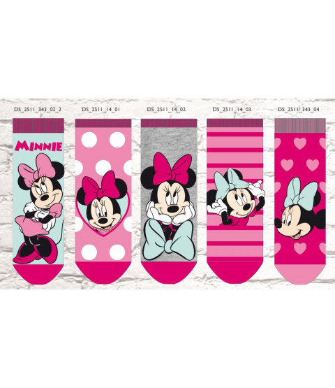 Minnie Mouse Socke 5er Pack