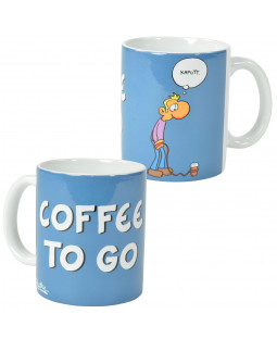 Ralph Ruthe Kaffeetasse, "Coffee to go" 320ml, Keramik