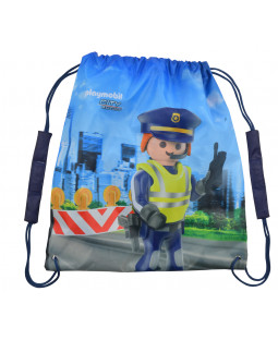 Playmobil Turnbeutel "Police", 38 x 35 cm, Polyester