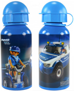 Playmobil Trinkflasche "Police" 400 ml, Aluminium