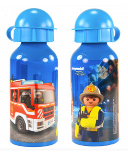 Playmobil Trinkflasche "Firemen" 400 ml, Aluminium