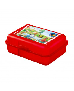 Der kleine Rabe Socke - Brotdose Lunchbox "zu Tisch" aus Polypropylen, 17,5 x 12,8 x 6,9 cm