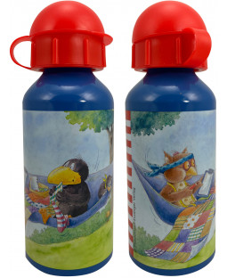 Der kleine Rabe Socke - Trinkflasche"Hammock", Aluminium 400 ml