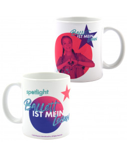 Spotlight - Tasse Becher "Ballett ist mein Leben", Keramik, 320 ml