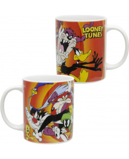 Looney Tunes Tasse "Gruppe", 320 ml, Porzellan