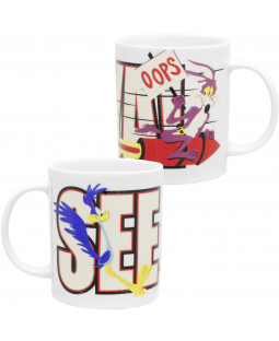 Looney Tunes Tasse "Coyote Rakete", 320 ml, Porzellan