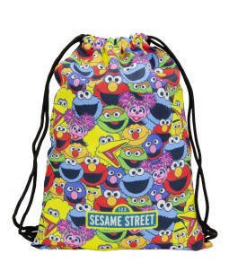 Sesam Strasse Rucksack, "Allover", 43 x 32 cm, Polyester