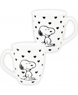 The Peanuts - Tasse Snoopy "Hearts", 280 ml, Keramik