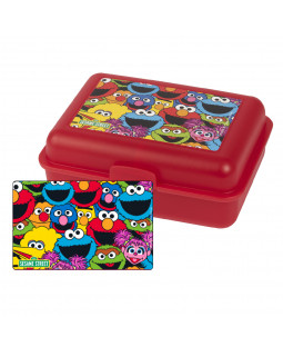 Sesame Street - Brotdose - Lunchbox "Allover", Polypropylene, 17,5x12,8x6,9cm