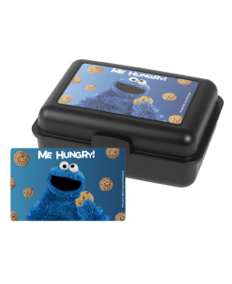 Sesame Street - Brotdose - Lunchbox "Me hungry", Polypropylene, 17,5x12,8x6,9cm