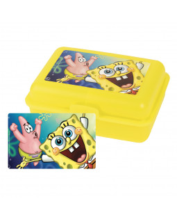 SpongeBob Schwammkopf - Brotdose - Lunchbox "Sponge Bob & Patrick", Polypropylene, 17,5x12,8x6,9cm