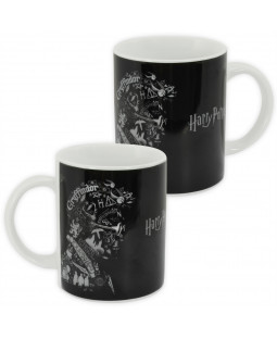 Harry Potter - Tasse "Silhouette", 320 ml, Porzellan