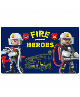 Playmobil - Frühstücksbrettchen "City Firemen", 23,5 x 14,5 cm, Resopal