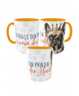 Tasse " Hund - Prinz", 320 ml, Porzellan