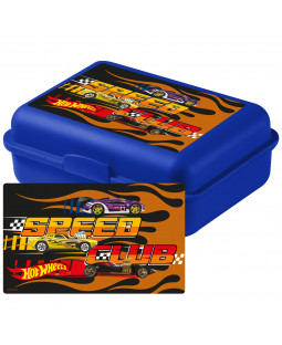 Hot Wheels - Brotdose "speed up", Polypropylene, 17,5 12,8 x 6,9 cm