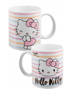 Hello Kitty - Tasse "stripes", 230 ml, Porzellan