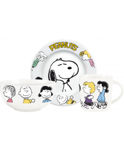 The Peanuts - Breakfast Set "Family", 3-teilig