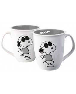 The Peanuts - Tasse Snoopy "inside grey glaze", 280 ml, Keramik