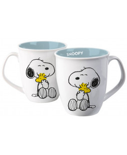 The Peanuts - Tasse Snoopy "inside light blue glaze", 280 ml, Keramik