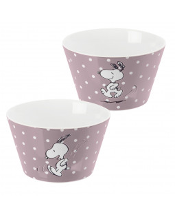The Peanuts - Snoopy Müslischale "Rose dots" - 500 ml